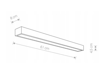 NOWODVORSKI KAGERA LED M 9503 KINKIET NAD LUSTRO