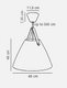Nordlux Strap 48 lampa wisząca biała