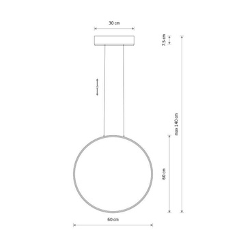 Lampa wisząca Nowodvorski Circolo LED M