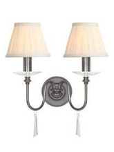 Lampa wewnętrzna, ścienna Elstead Finsbury Park FP2 POL NICKEL