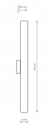 KINKIET LED NOWODVORSKI ICE TUBE LED S 8118