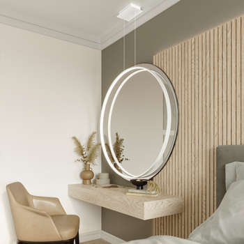 Lampa wewnętrzna, wisząca Thoro Rio 55 4000K k. biały, ekspozycja