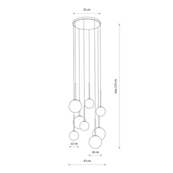 Lampa wisząca Nowodvorski Karo, czarny