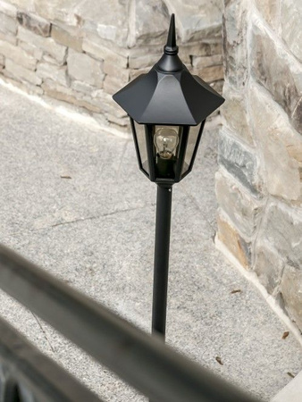 Lampa zewnętrzna, słupek Norlys Modena 304, biały