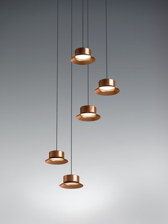 Lampa wewnętrzna, wisząca Estiluz Maine T-3415, 61S GLD