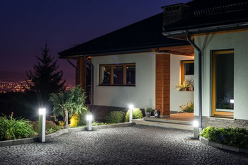 Lampa zewnętrzna, słupek Halmstad 1489