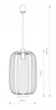 LAMPA WISZĄCA NOWODVORSKI CAGE BLACK 6844