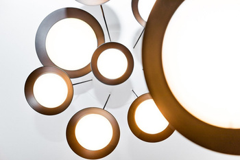 Lampa wewnętrzna, wisząca Estiluz Maine T-3415, 61S GLD