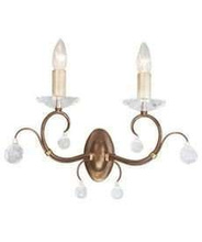 Lampa wewnętrzna, ścienna Elstead Lunetta LUN2 BRONZE