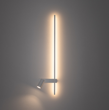 Nowodvorski lampa ścienna, prawa, czarny