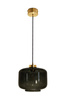 Lampa wewnętrzna, wisząca Famlight Jawa Grey, miedź/mosiądz