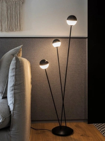 LAMPA WEWNĘTRZNA, PODŁOGOWA ESTILUZ ALFI P-3748 CZARNA, 037482670