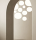 Lampa wewnętrzna, LODES VOLUM, zwieszana, fi 14cm, k. biały, Outlet