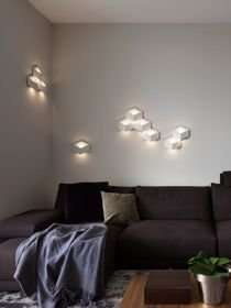 Lampa wewnętrzna, ścienna Vibia Fold Surface 4200