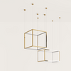 Lampa wewnętrzna, wisząca Aromas Cube-X 44 cm 