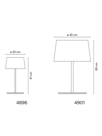 Lampa wewnętrzna, stojąca Vibia Warm 4901