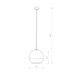 Lampa wisząca Nowodvorski Globe Plus M