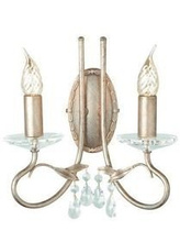 Lampa wewnętrzna, ścienna Elstead Christina CRT2 SILVER/GOLD