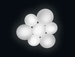 Lampa wewnętrzna, sufitowa Vibia PUCK 5445