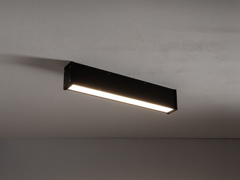 Nowodvorski Outline LED S lampa sufitowa czarna 50cm