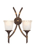 Lampa wewnętrzna, ścienna Elstead Bamboo BB2/B BRZ PATINA