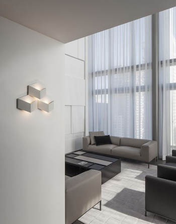 Lampa wewnętrzna, ścienna Vibia Fold Surface 4204