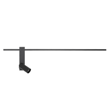 Nowodvorski lampa ścienna, lewa, czarna