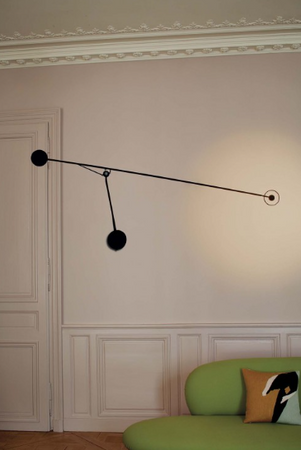 DCW editions Aaro kinkiet kolor czarny, ekspozycja