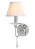 Lampa wewnętrzna, ścienna Elstead Finsbury Park FP1 POL NICKEL