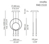 Lampa wewnętrzna, wisząca Estiluz Revolta R40.1S1D-M 26BLK
