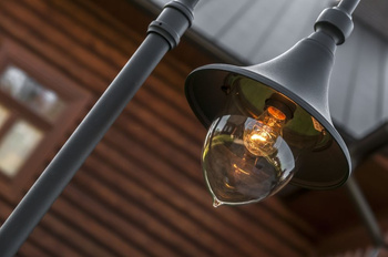 Lampa zewnętrzna, słupkowa Florencja 805, czarny