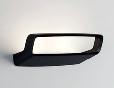 Lampa wewnętrzna, LODES AILE, ścienna, k. czarny, 3000K, ekspozycja