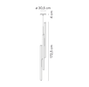 Lampa wewnętrzna, wisząca Vibia Halo Jewel 2356