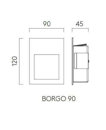 Lampa wewnętrzna, ścienna Astro Borgo