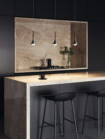 Lampa wewnętrzna, LODES RAIN, zwieszana, k. chrom, 2700K, Outlet