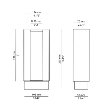 Lampa zewnętrzna, stojąca Estiluz Frame P-4055X