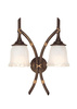 Lampa wewnętrzna, ścienna Elstead Bamboo BB2/B BRZ PATINA