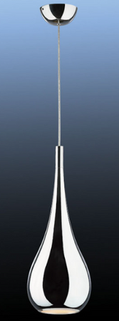 Lampa wisząca, Italux Lava chrom, outlet