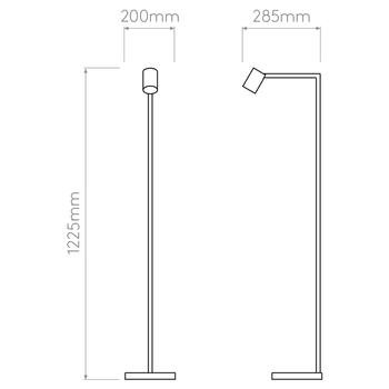 Lampa wewnętrzna, podłogowa Astro Ascoli Floor