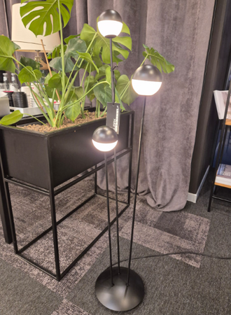 Lampa wewnętrzna, podłogowa Estiluz Alfi P-3748 Black, 037482670 ekspozycja