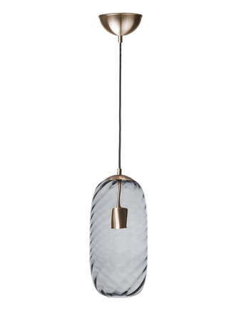 Lampa wewnętrzna, wisząca Famlight Chloe Black optic, miedź/mosiądz