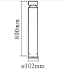 Lampa zewnętrzna, słupek ENDURA STYLE CYLINDER 80CM, LEDVANCE, 4058075205390.