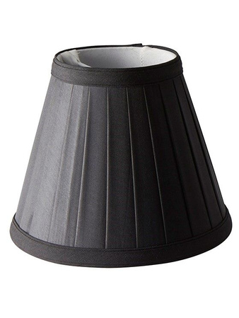 Abażur materiałowy Elstead LS162, czarny, biały, kremowy