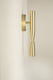 Lampa wewnętrzna, ścienna Estiluz Flow A-3730 61S GLD