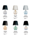 Lampa wewnętrzna, stojąca Famlight Timor Blue