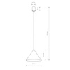 Lampa wisząca Nowodvorski Zenith M, czarny