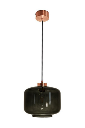 Lampa wewnętrzna, wisząca Famlight Jawa Grey, miedź/mosiądz