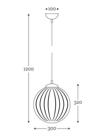 Lampa wewnętrzna, wisząca Famlight Arran optic gray, mosiądz/miedź