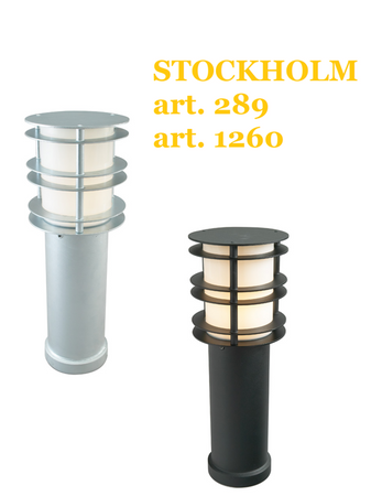 lampa zewnętrzna, słupek Norlys Stockholm 298