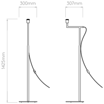 Lampa wewnętrzna, podłogowa Astro Telegraph Floor